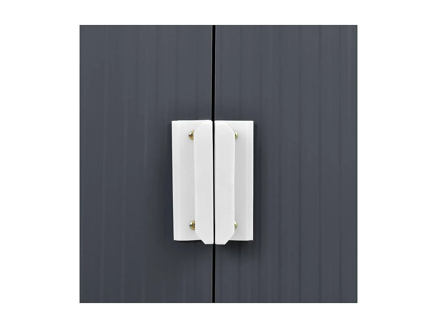 Abri de jardin métal "Vegas" - 5,29 m2 (4,83 m2 au sol) - Gris