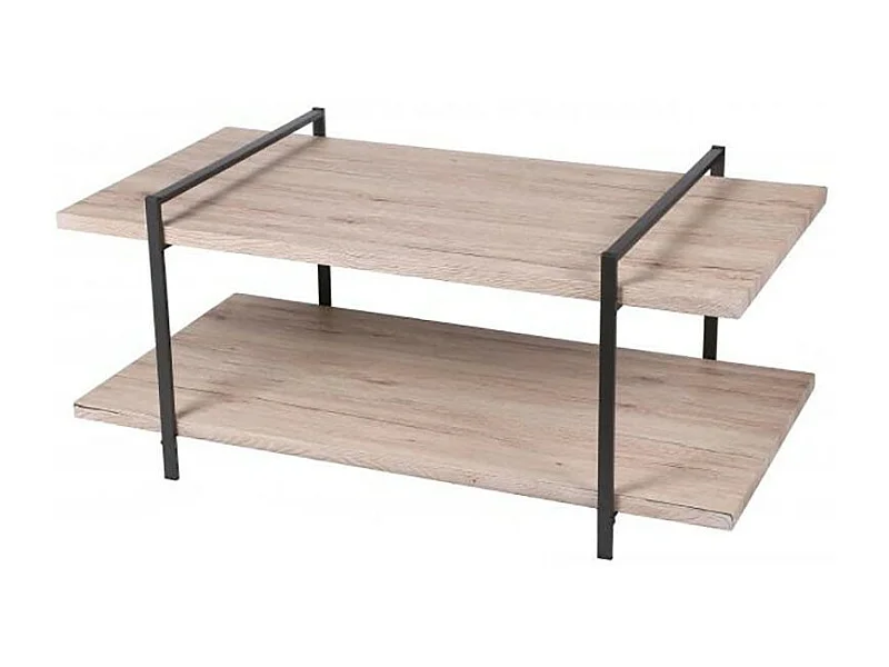 Table basse 2 étagères Dock