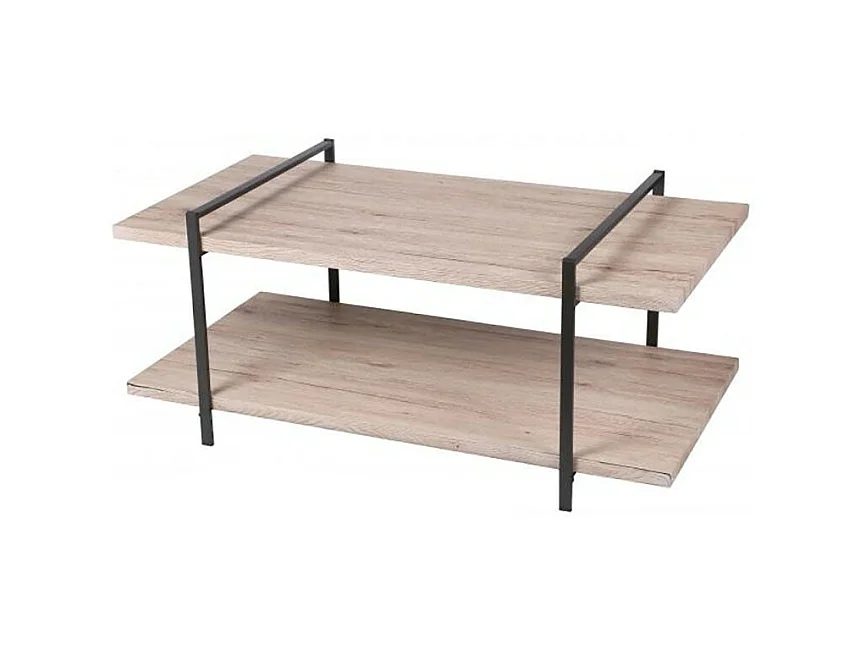 Table basse 2 étagères Dock