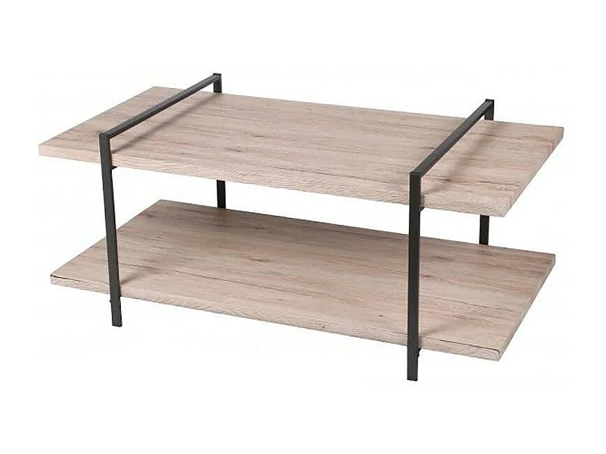 Table basse 2 étagères Dock