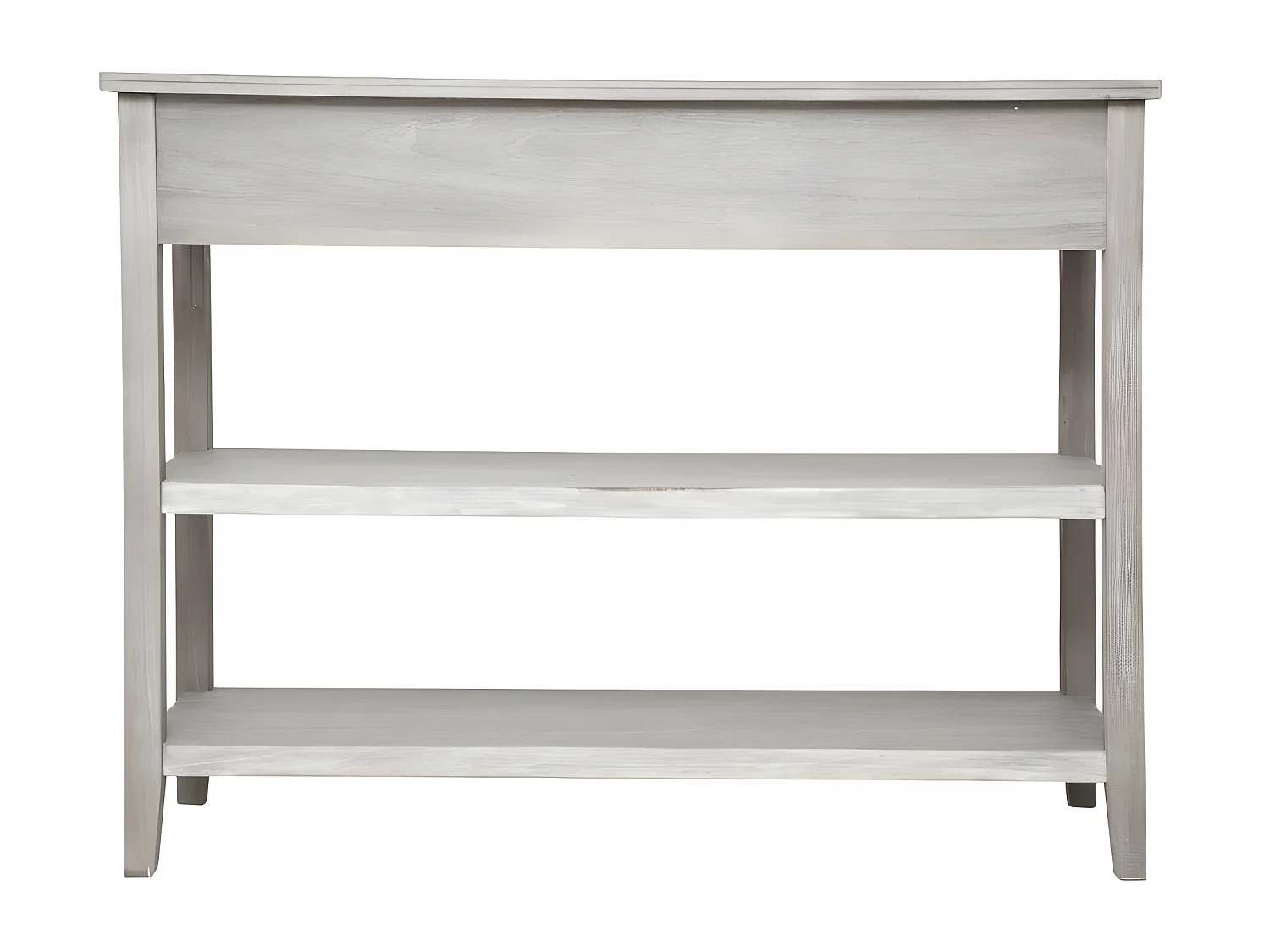 Console 2 Tiroirs en Bois "Charme" 110cm Naturel