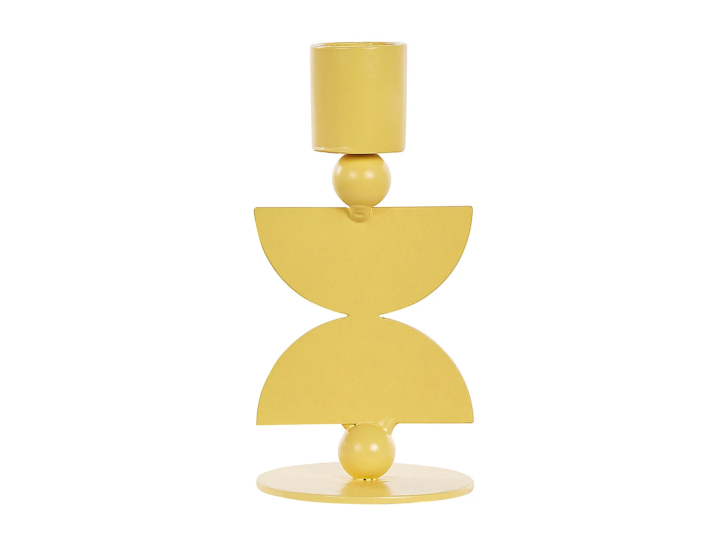 Kaarshouder DAPHNI Metaal 13 cm Geel