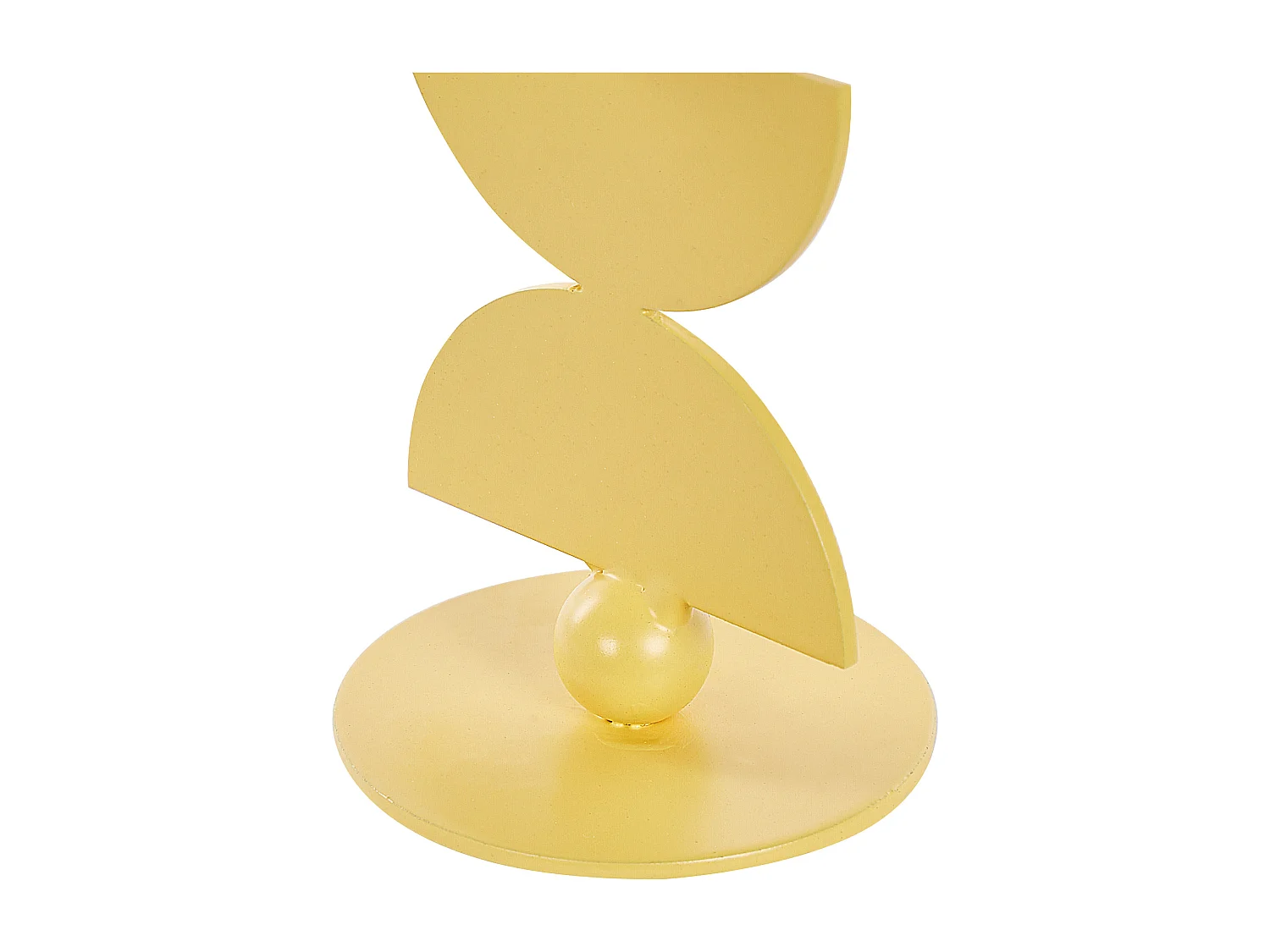 Kaarshouder DAPHNI Metaal 13 cm Geel