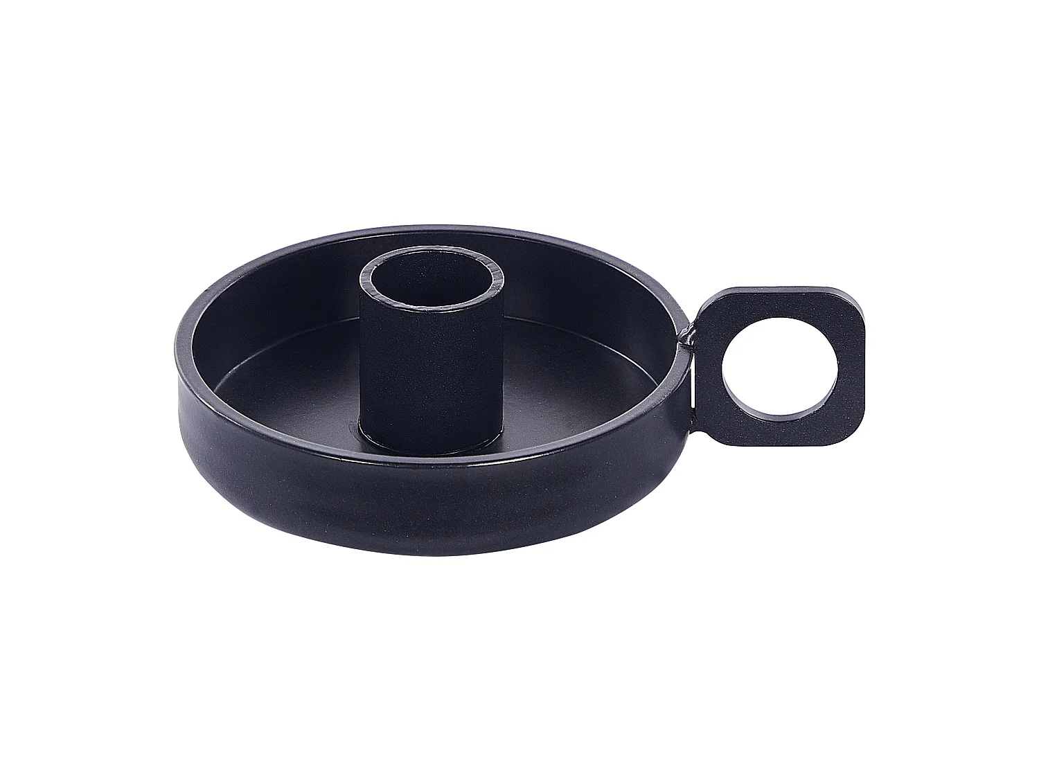 Kandelaar ijzer zwart ⌀ 9 cm CHORIO