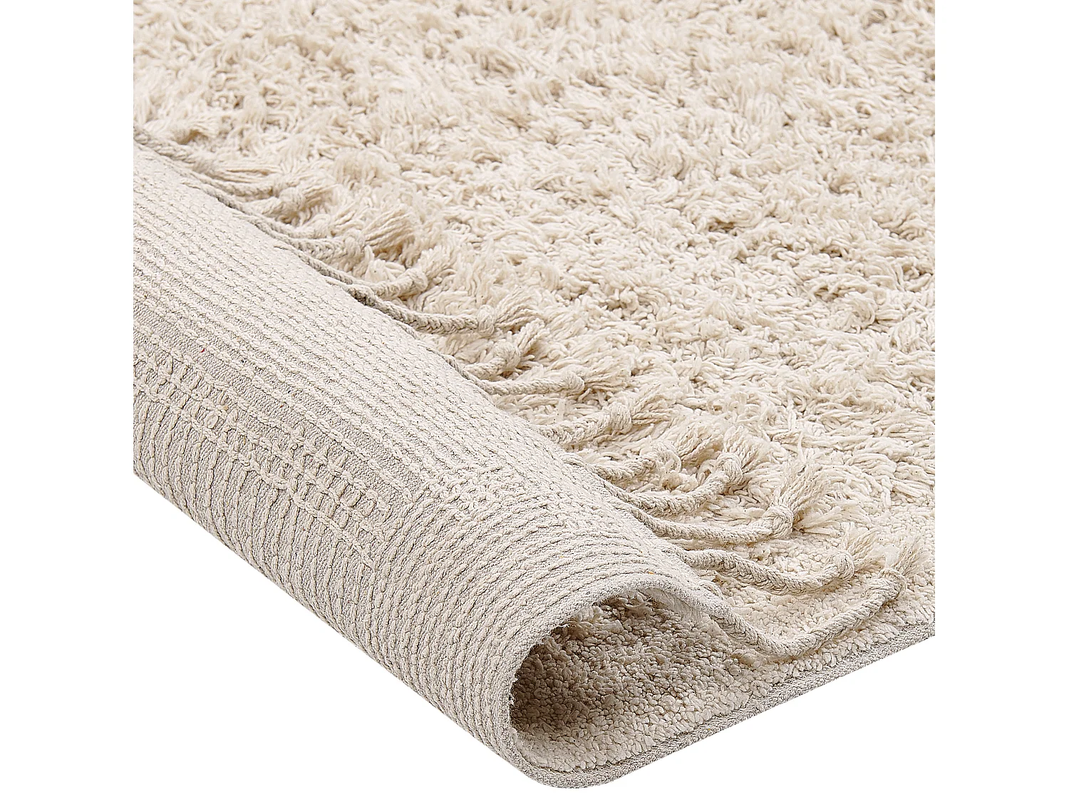 Tapis BITLIS Beige clair 140 x 200 cm Coton