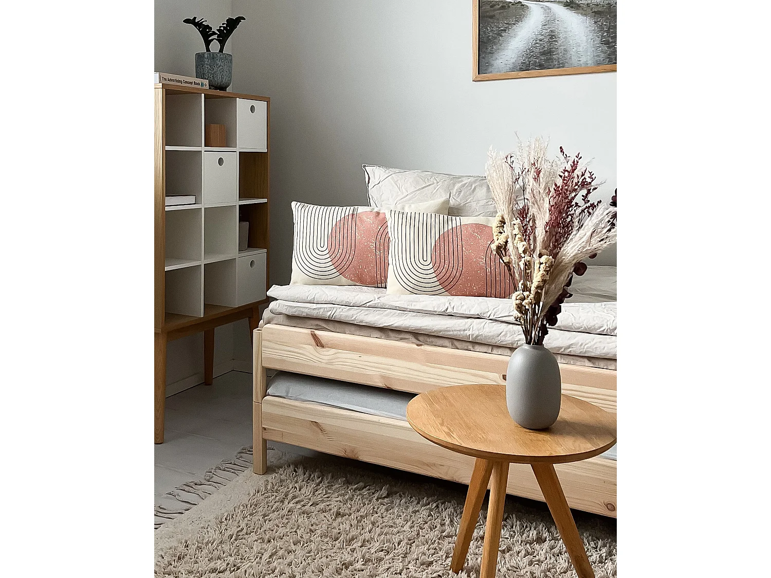 Tapis en coton beige clair 140 x 200 cm BITLIS