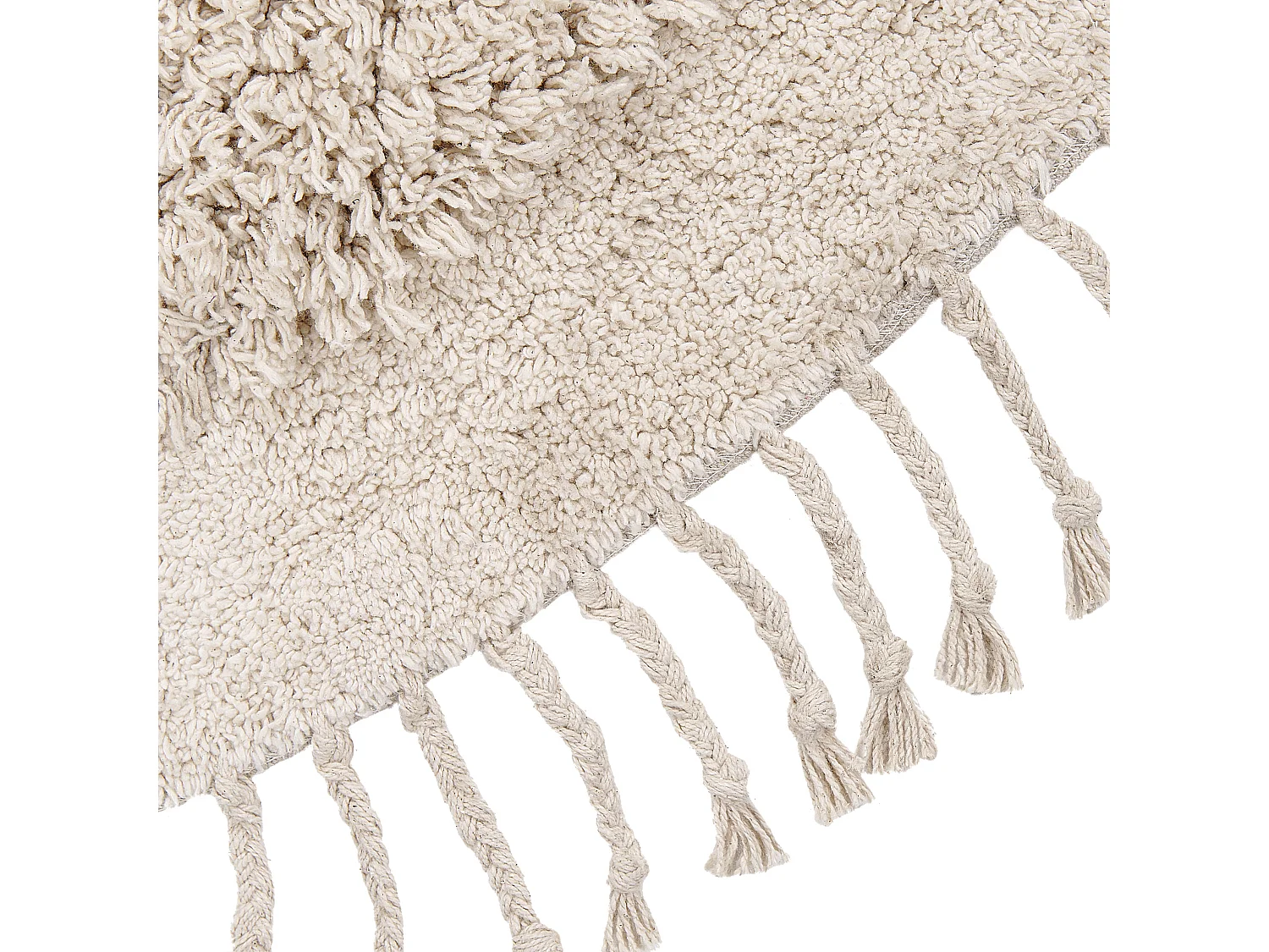 Tapis BITLIS Beige clair ø 140 cm Coton