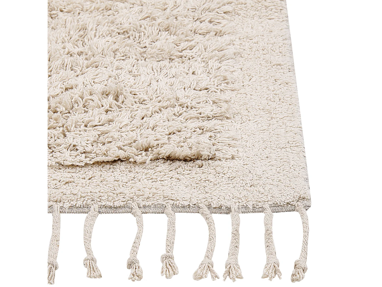 Tappeto cotone beige 80 x 150 cm BITLIS