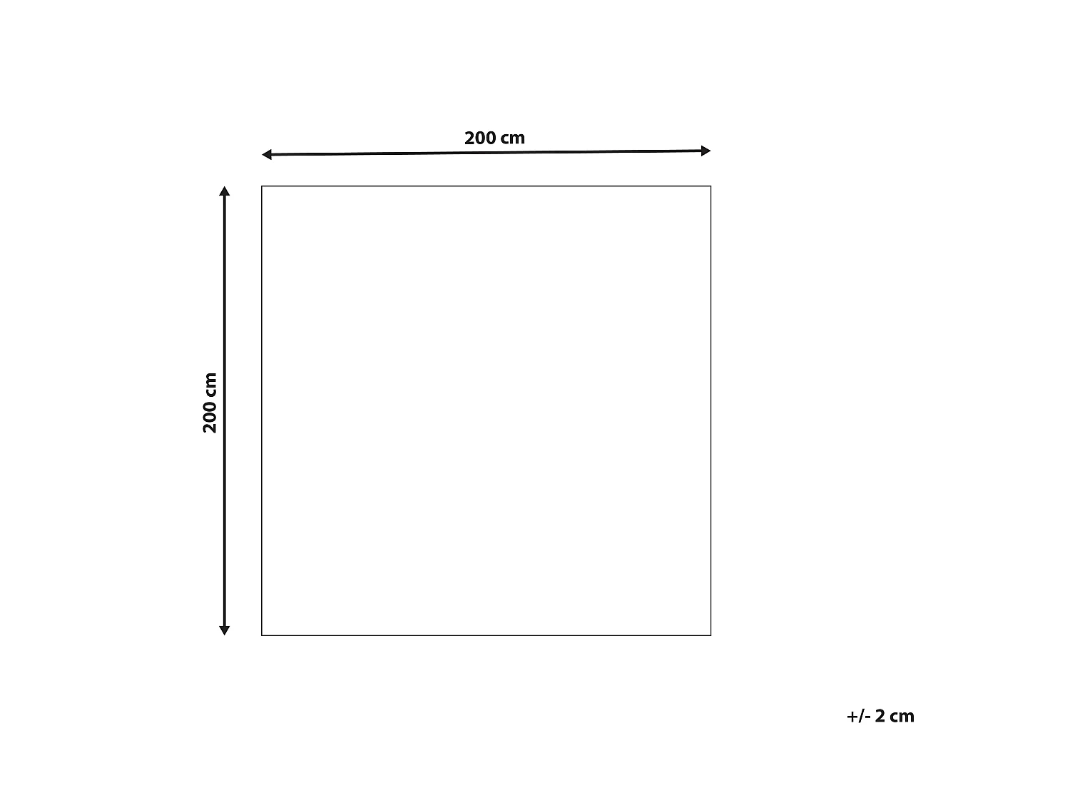 Vloerkleed wol wit/blauw 200 x 200 cm GEVAS
