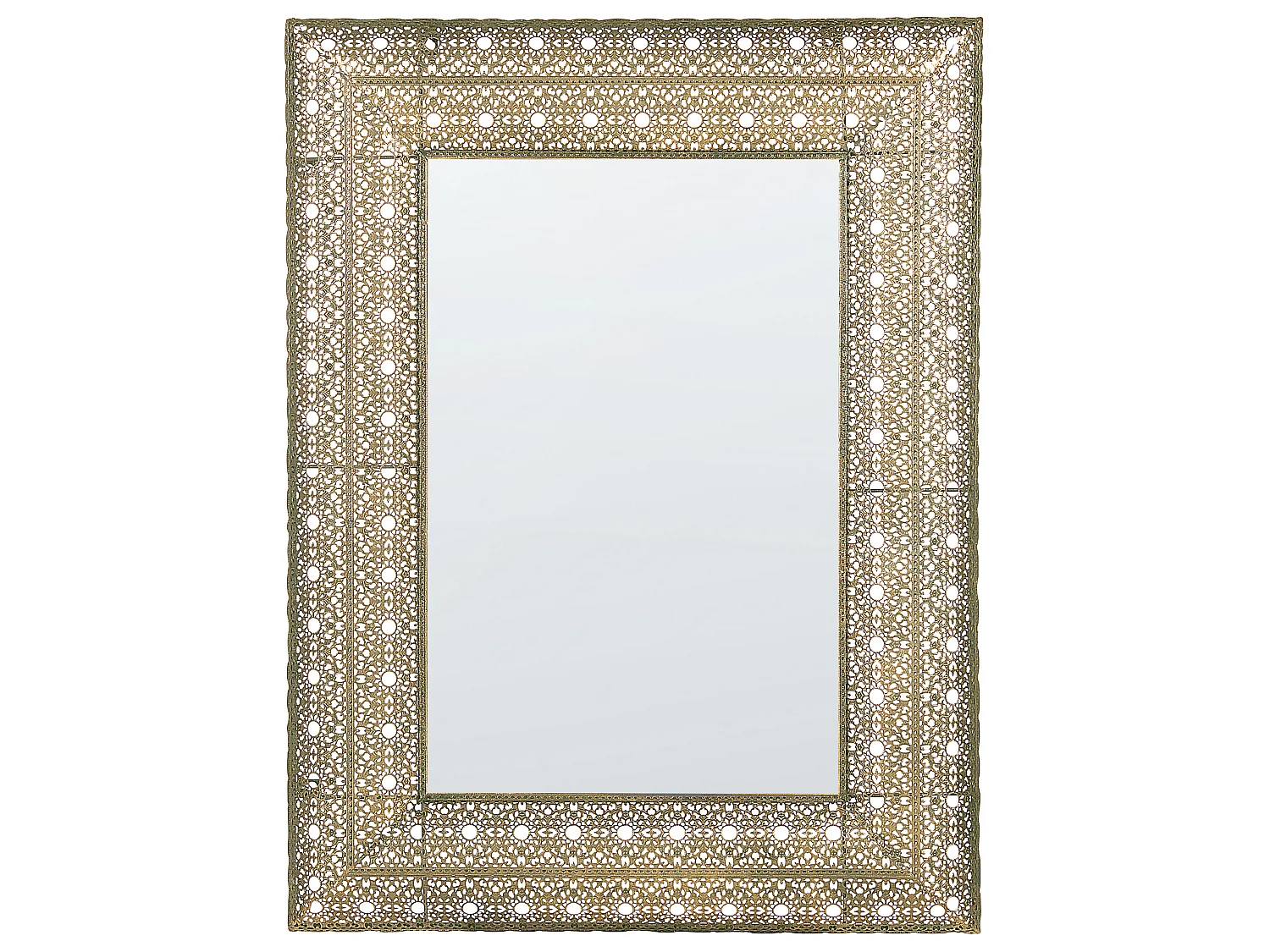 Wall Mirror DEHRADUN 69 cm 90 cm Metal Gold