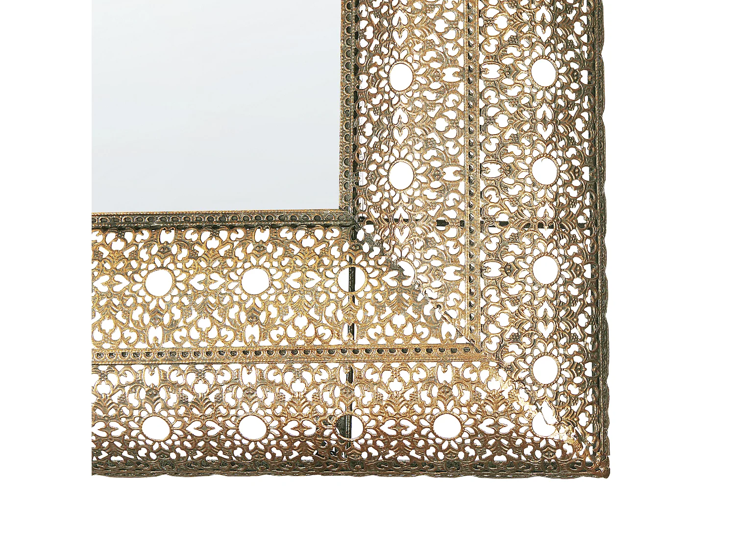 Wall Mirror DEHRADUN 69 cm 90 cm Metal Gold