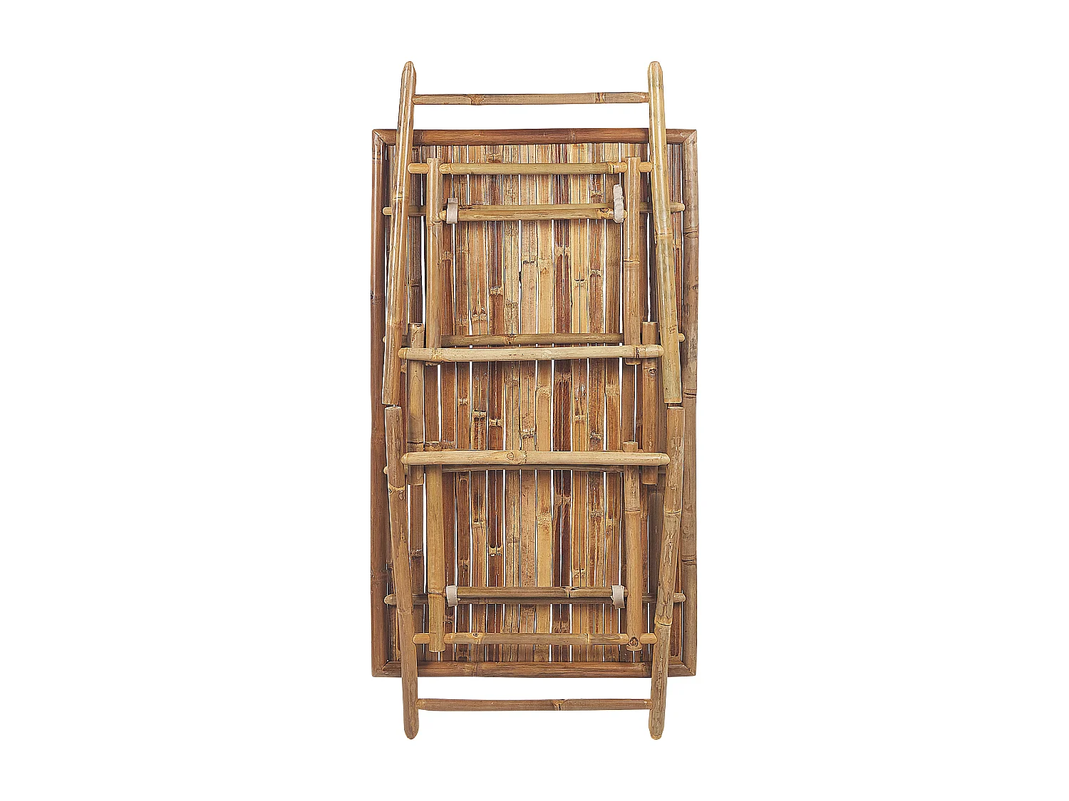 Table de salle à manger de jardin MOLISE 120 cm 69 cm Bambou Marron clair