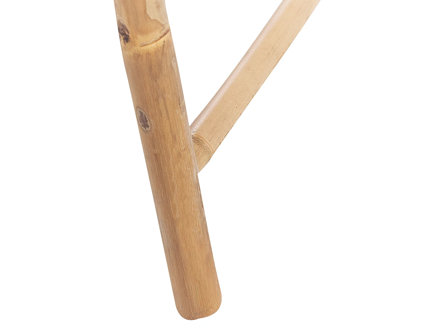 Table de salle à manger de jardin MOLISE 120 cm 69 cm Bambou Marron clair