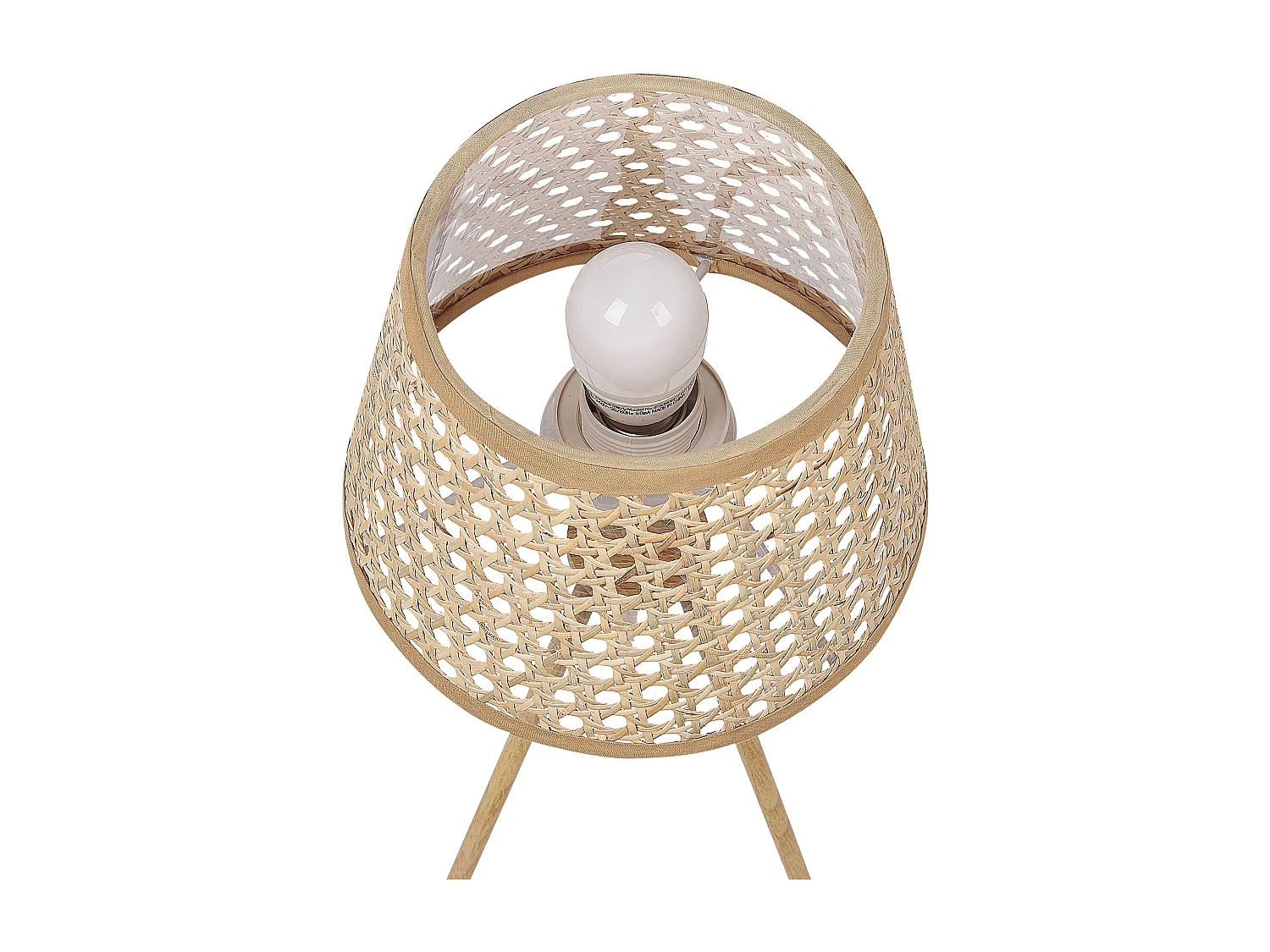 Lampe à poser BOETICA Rotin Naturel