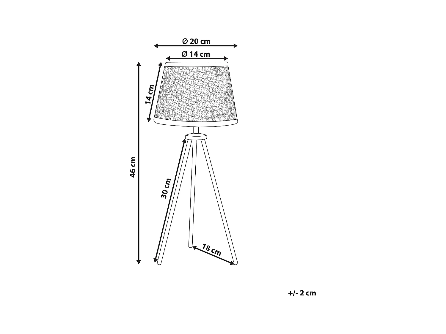 Tafellamp BOETICA Rotan Natuurlijk