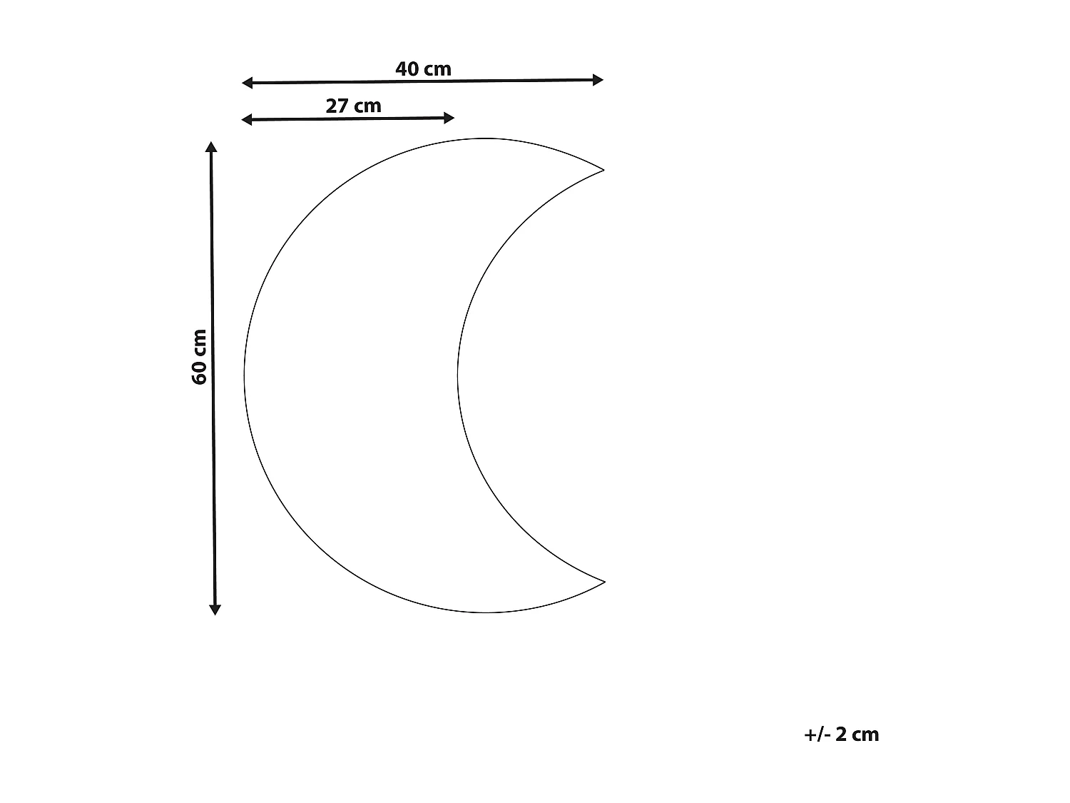 Miroir PESMES 40 cm 60 cm Argenté