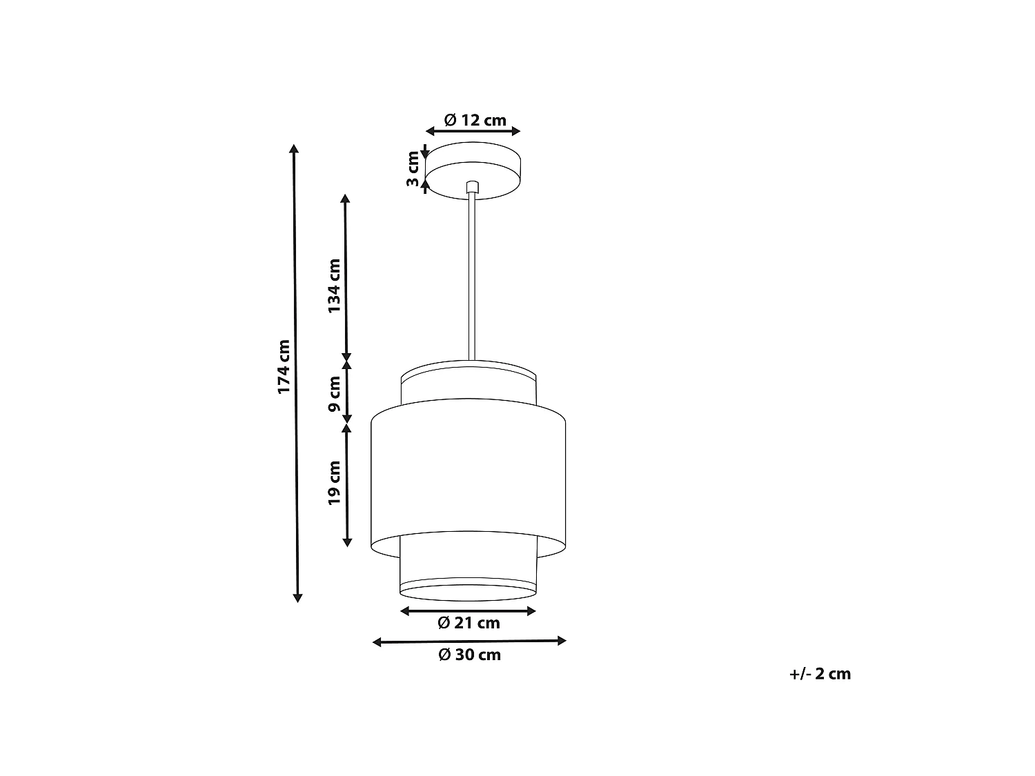 Lampadario BOERI Rattan Senape