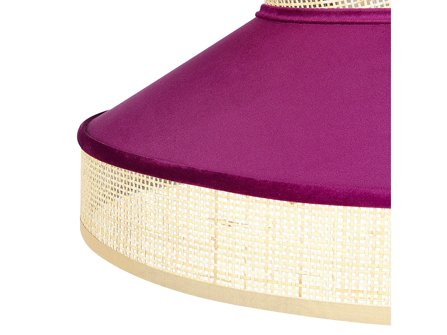 Lampadario BATALI Rattan Fucsia