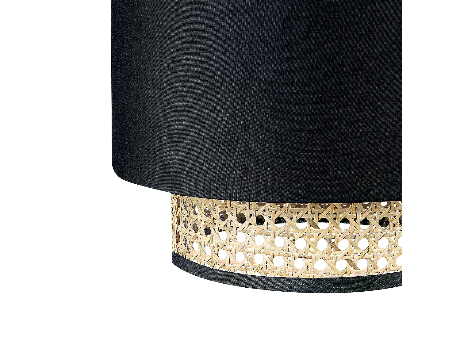 Lampadario BOERI Rattan Nero