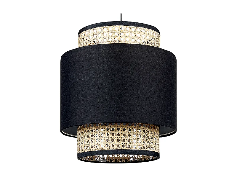 Lampadario BOERI Rattan Nero