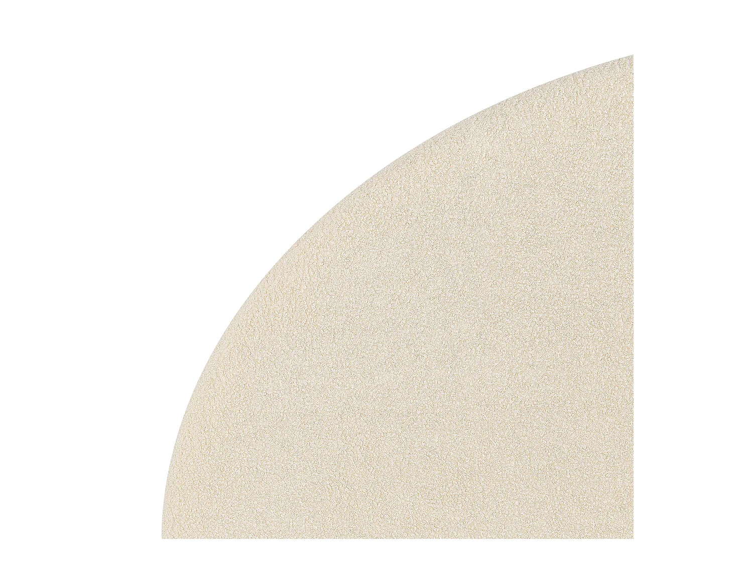 Bett Bouclé beige mit Kopfteil Bettkasten Lattenrost 160 x 200 cm Retro Vaucluse