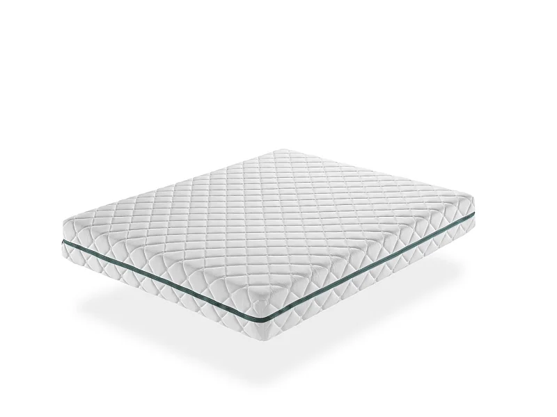 Matelas Déhoussable 120X190 EROS, Epaisseur 22 CM, Mousse Adaptative, Ergonomique. Soutien Equilibré