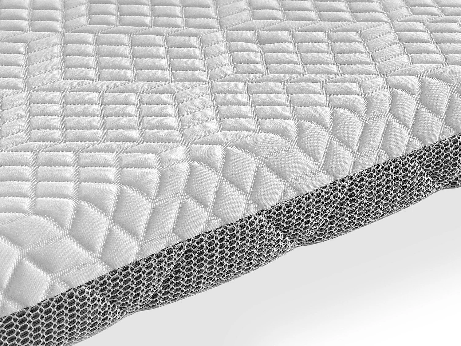 Matelas bebe mousse a memoire 57X117X11 CM THEO, respirant et dehoussable. Fermete ideale