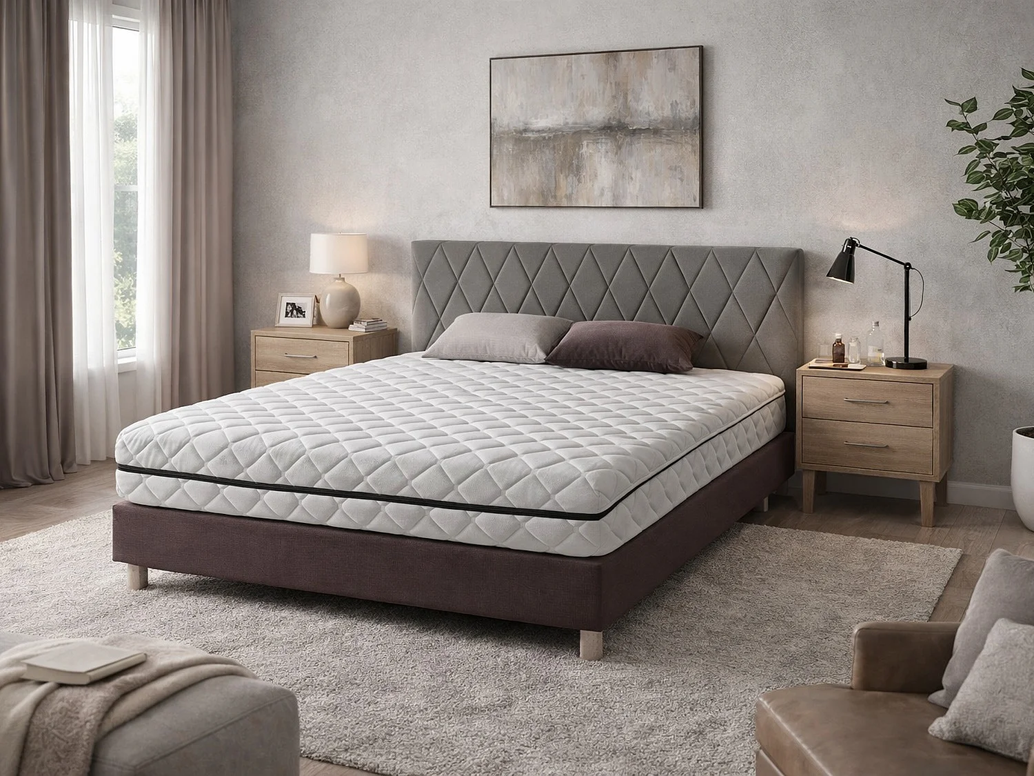 Matelas ressorts ensachés DREAMDI EROS 140x200 cm