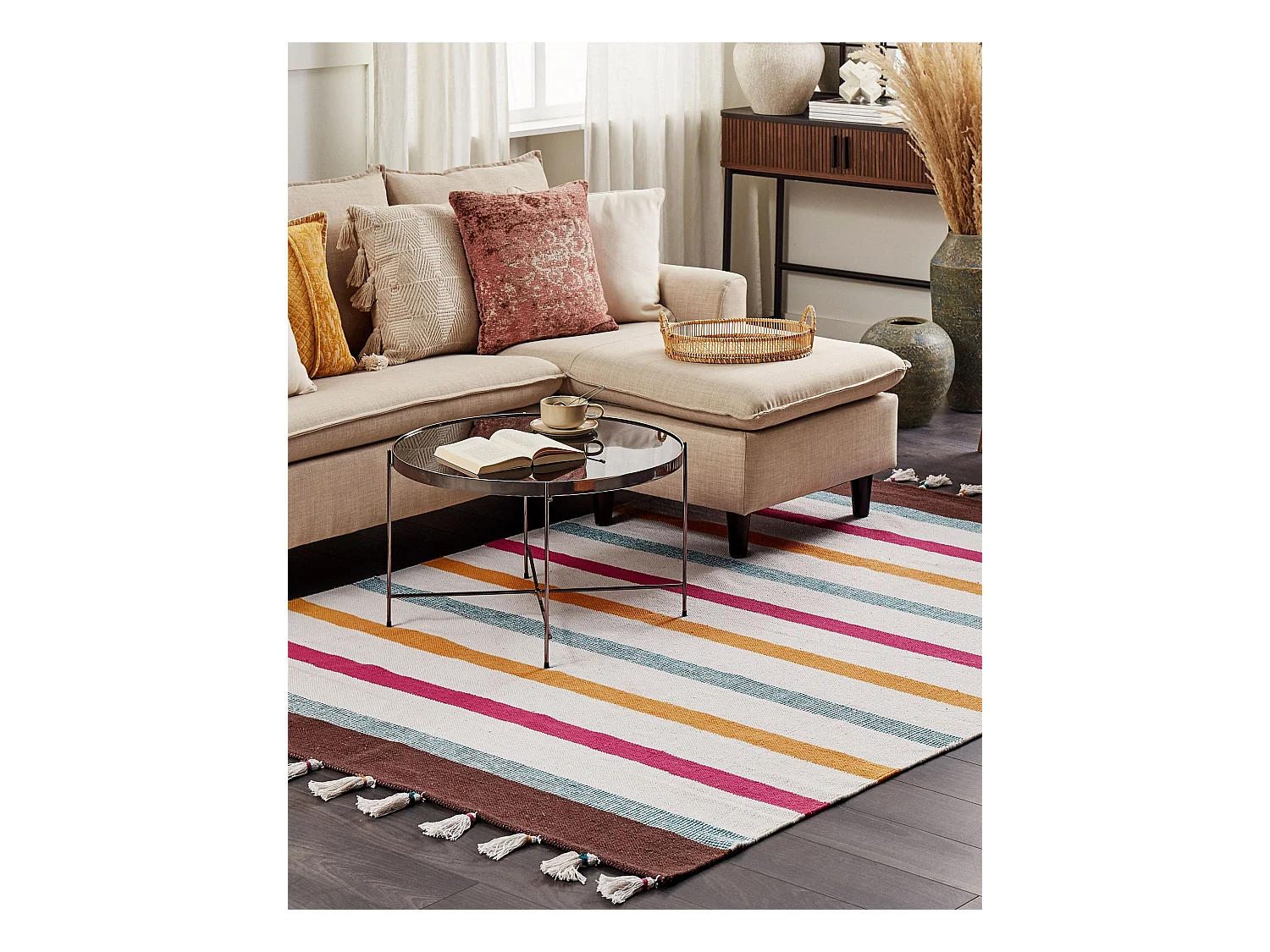 Tapis HISARLI Multicolore 140 x 200 cm Coton