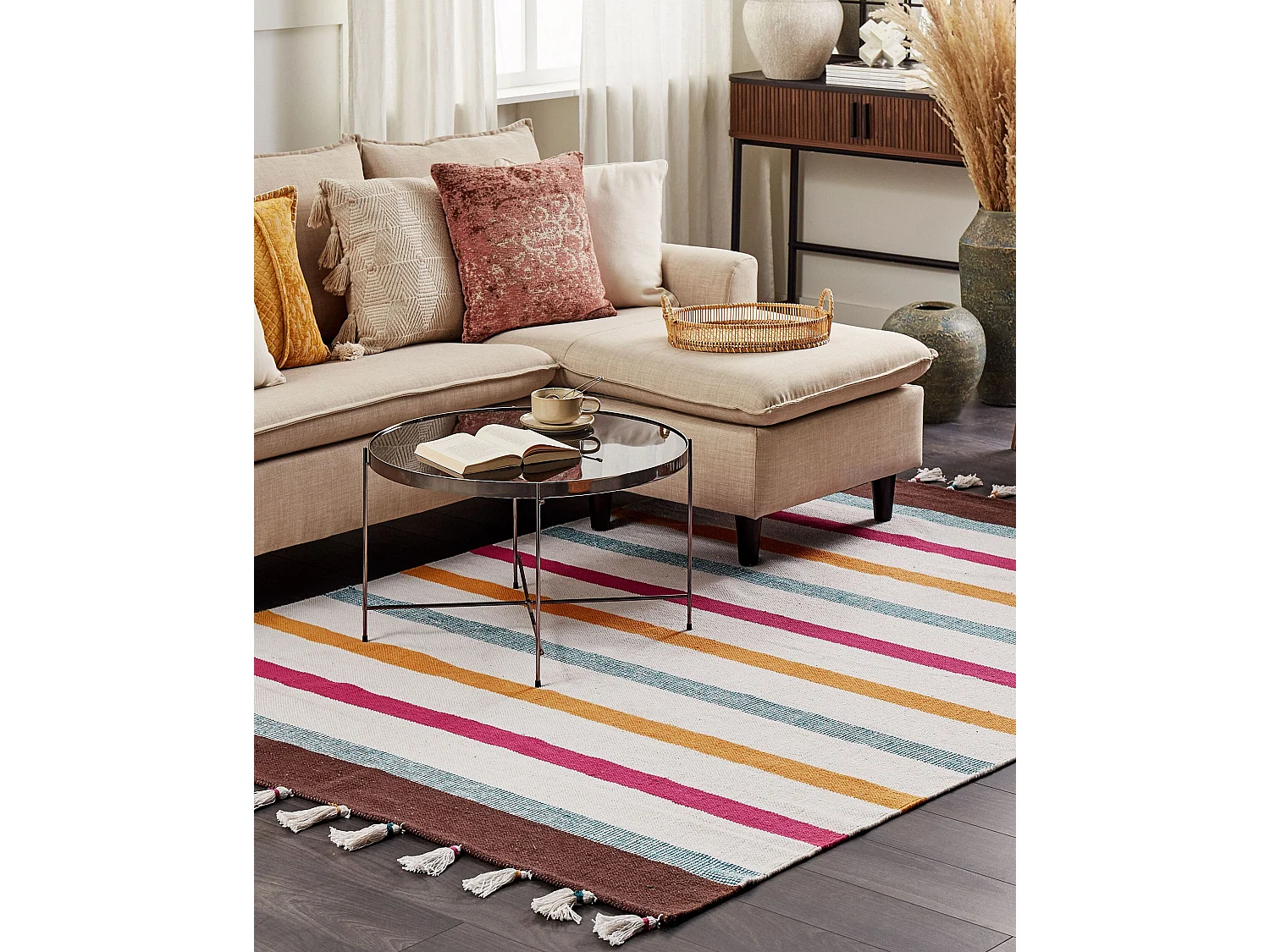 Tapis HISARLI Multicolore 140 x 200 cm Coton