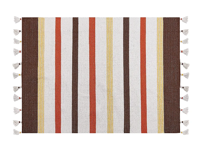 Tapis HISARLI Marron 140 x 200 cm Coton