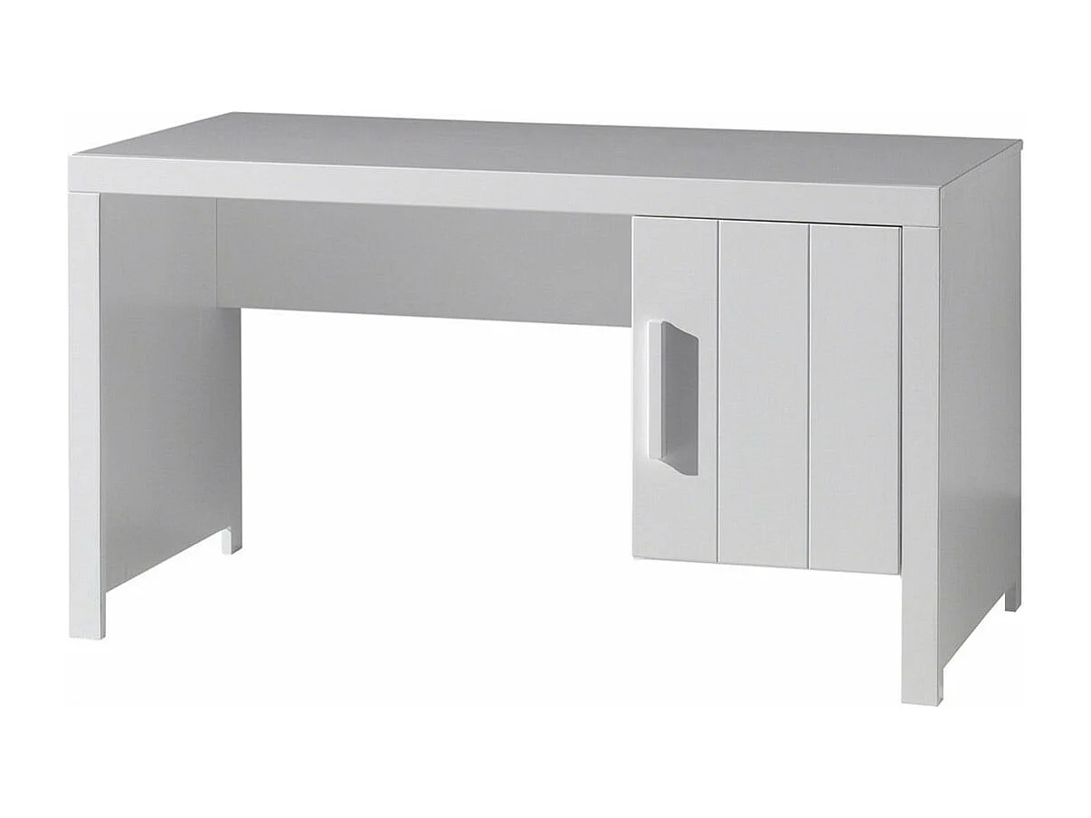 GASTON - Lit 90x200cm + Chevet + Armoire 3 Portes + Bureau