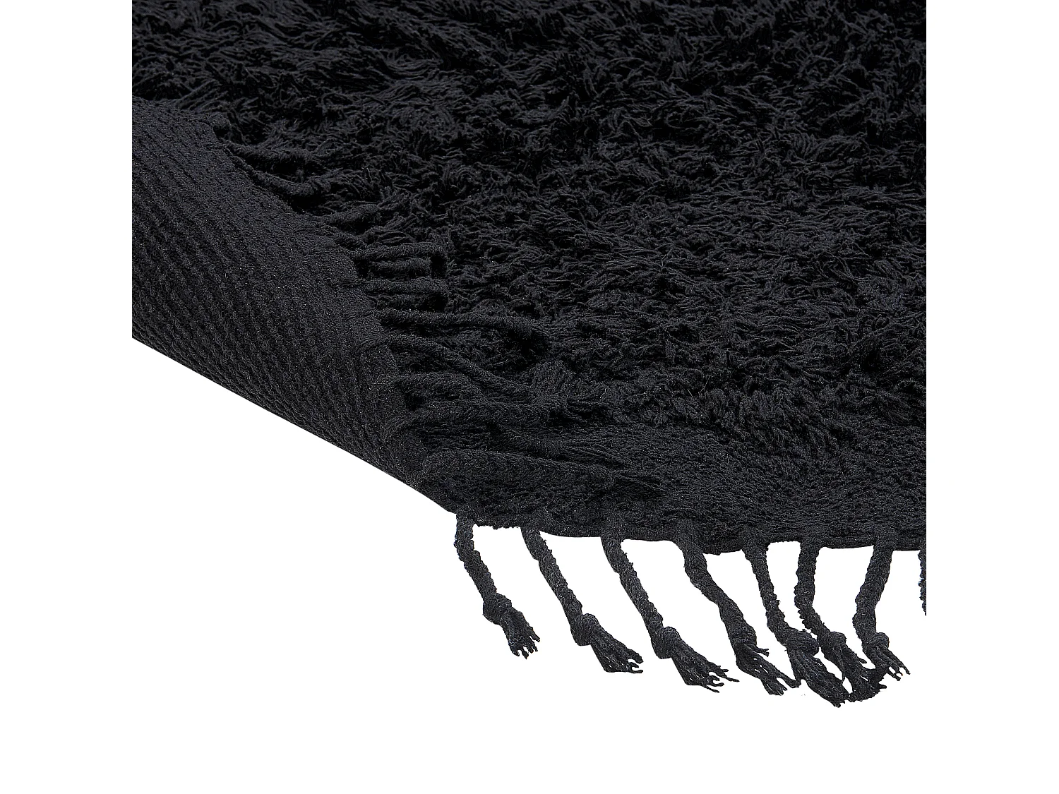 Tapis BITLIS Noir ø 140 cm Coton