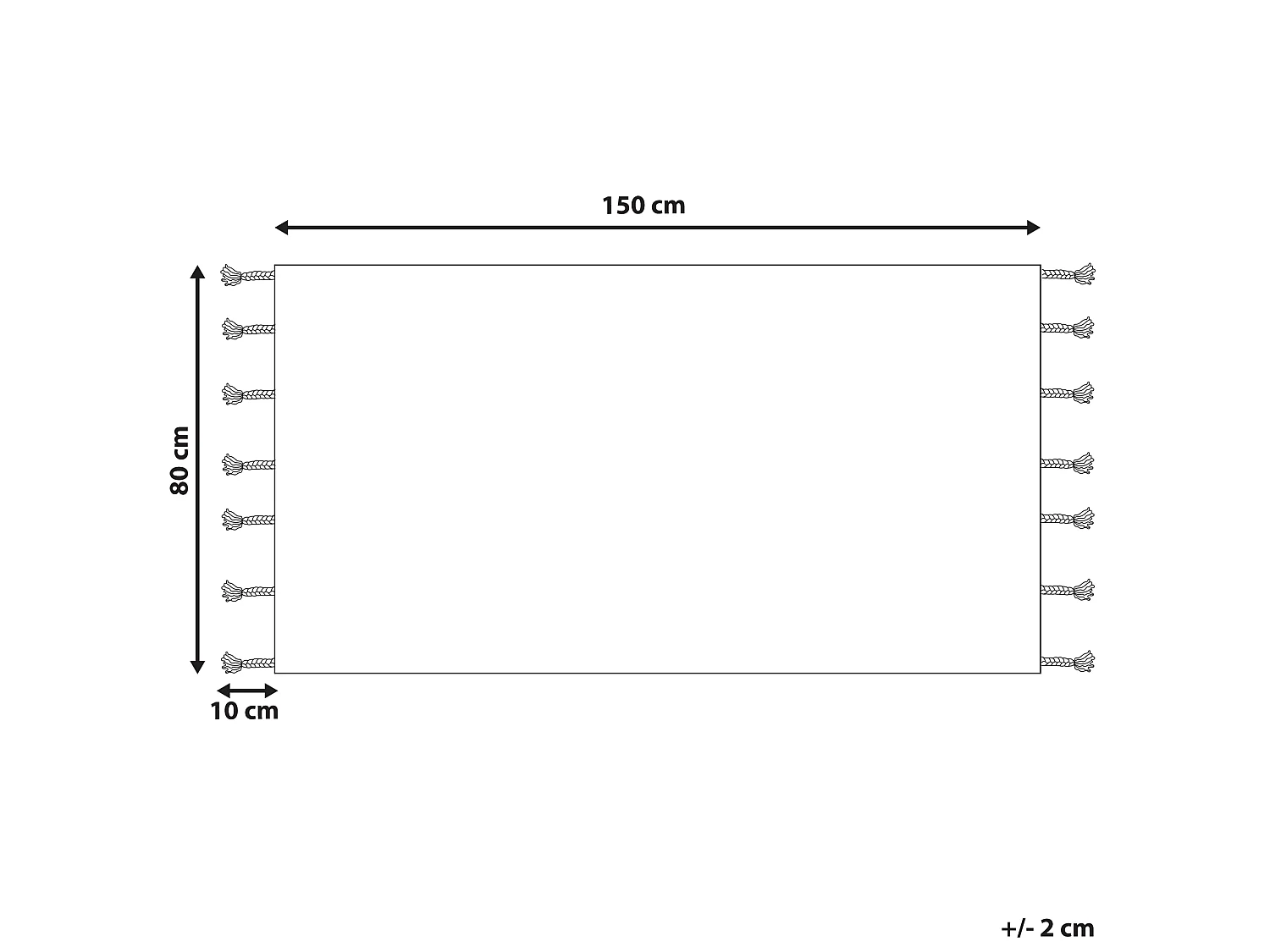 Vloerkleed katoen oranje 80 x 150 cm BITLIS