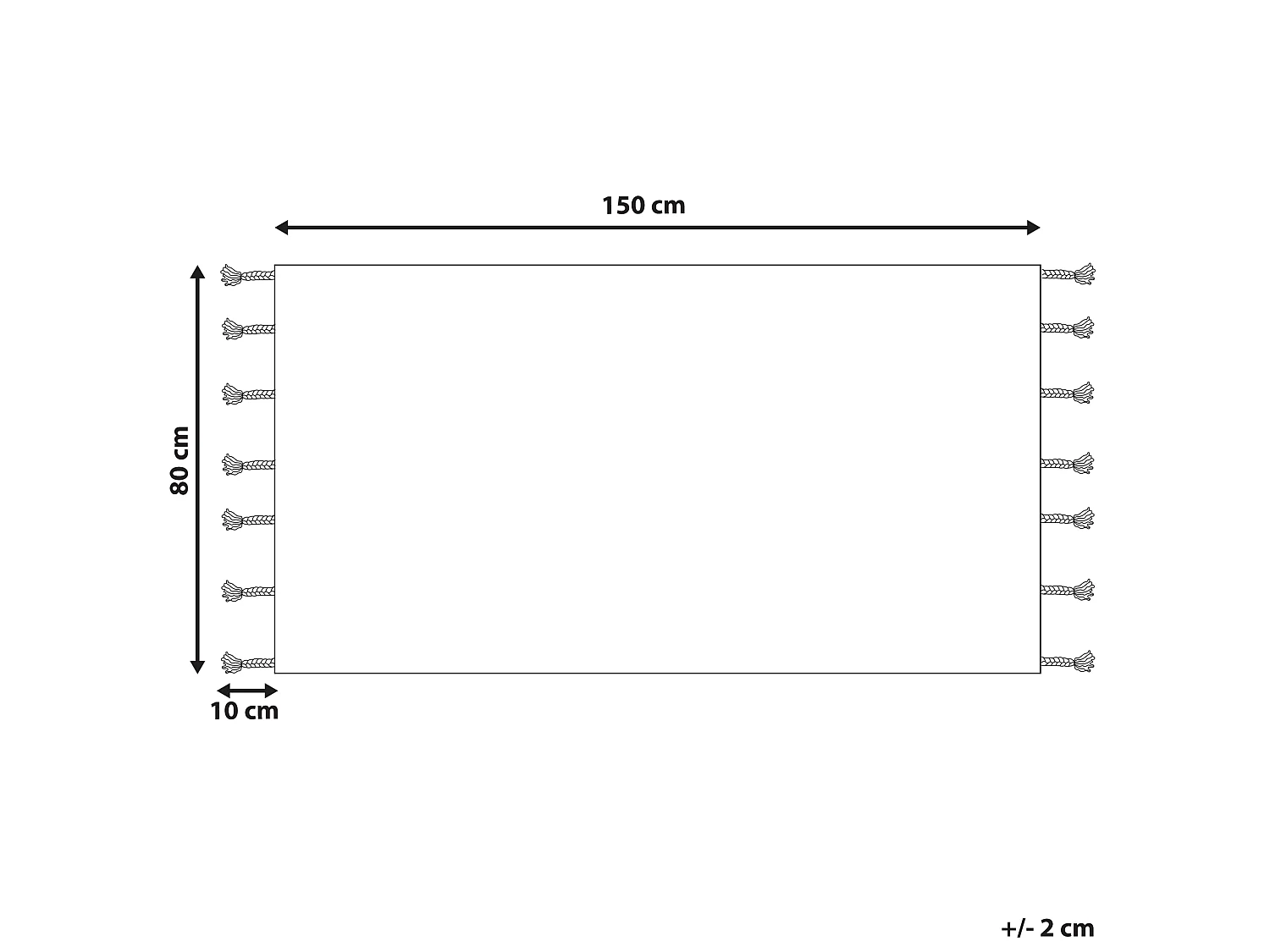 Vloerkleed katoen oranje 80 x 150 cm BITLIS