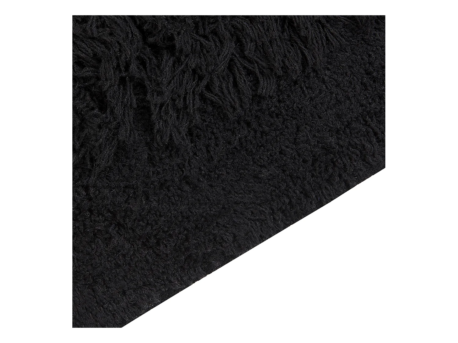 Alfombra de algodón negro 140 x 200 cm BITLIS