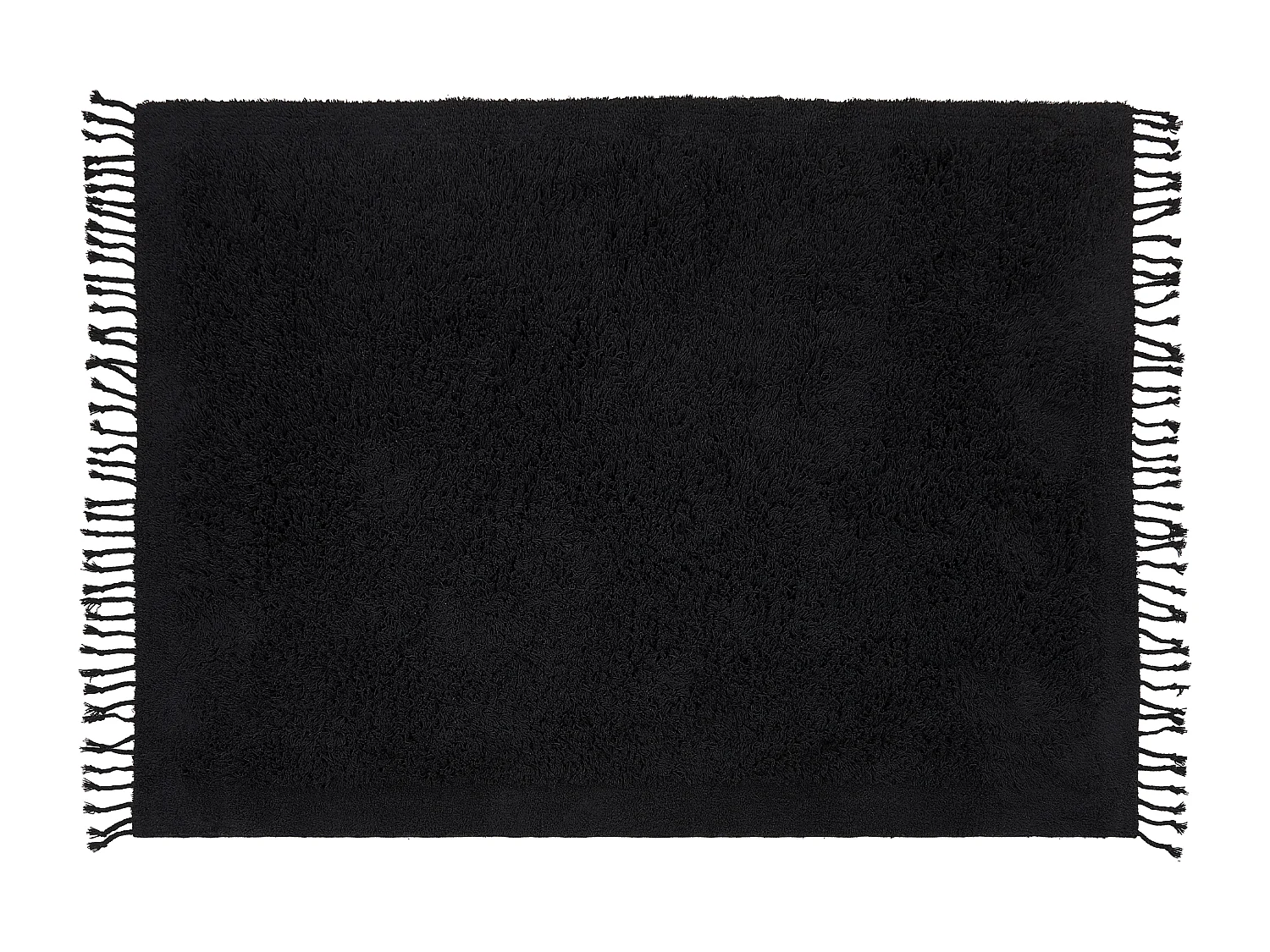 Tapis en coton noir 140 x 200 cm BITLIS