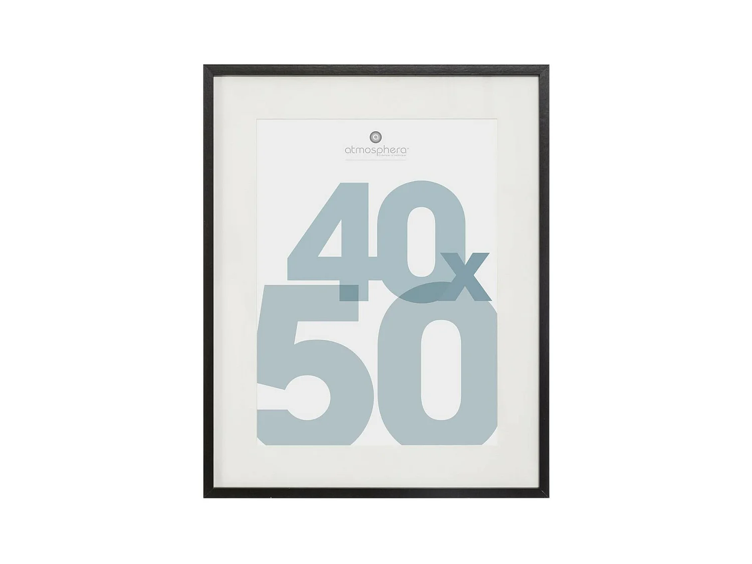 Cadre photo en Bois Noir pour Photo 40 x 50 cm