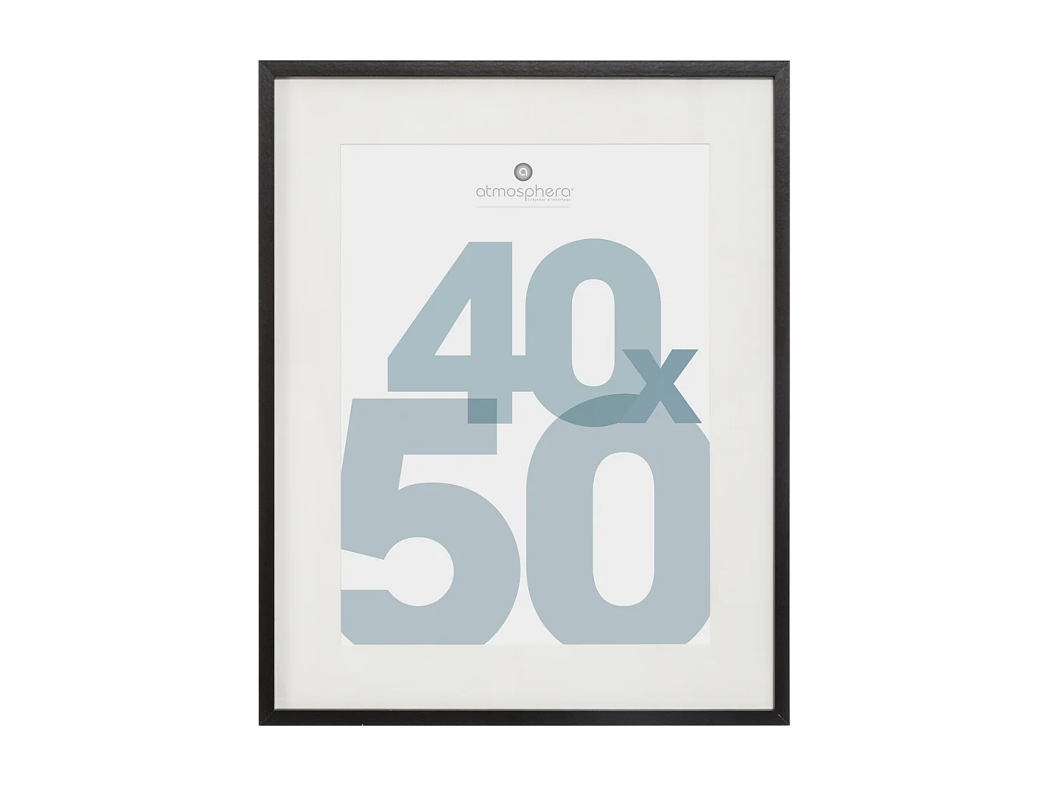 Cadre photo en Bois Noir pour Photo 40 x 50 cm