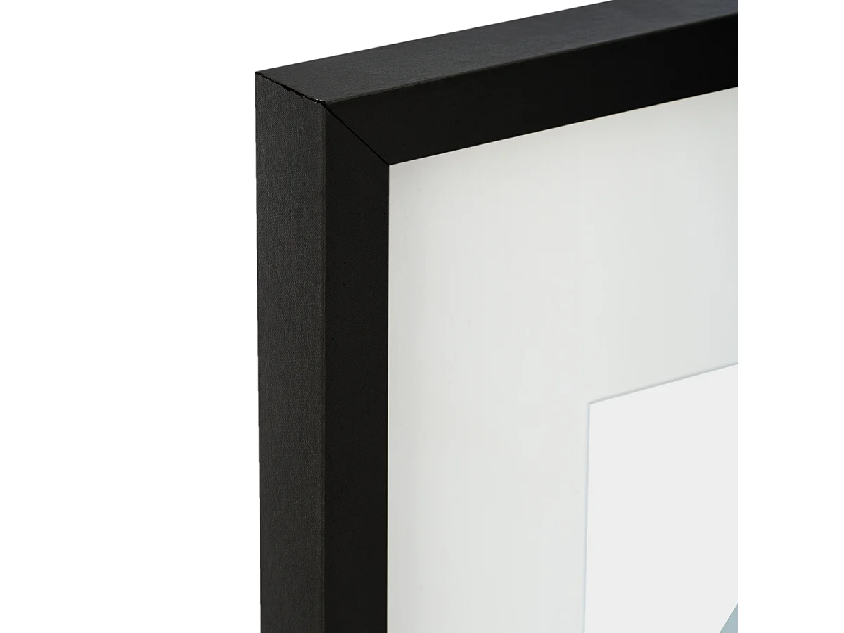 Cadre photo en Bois Noir pour Photo 40 x 50 cm