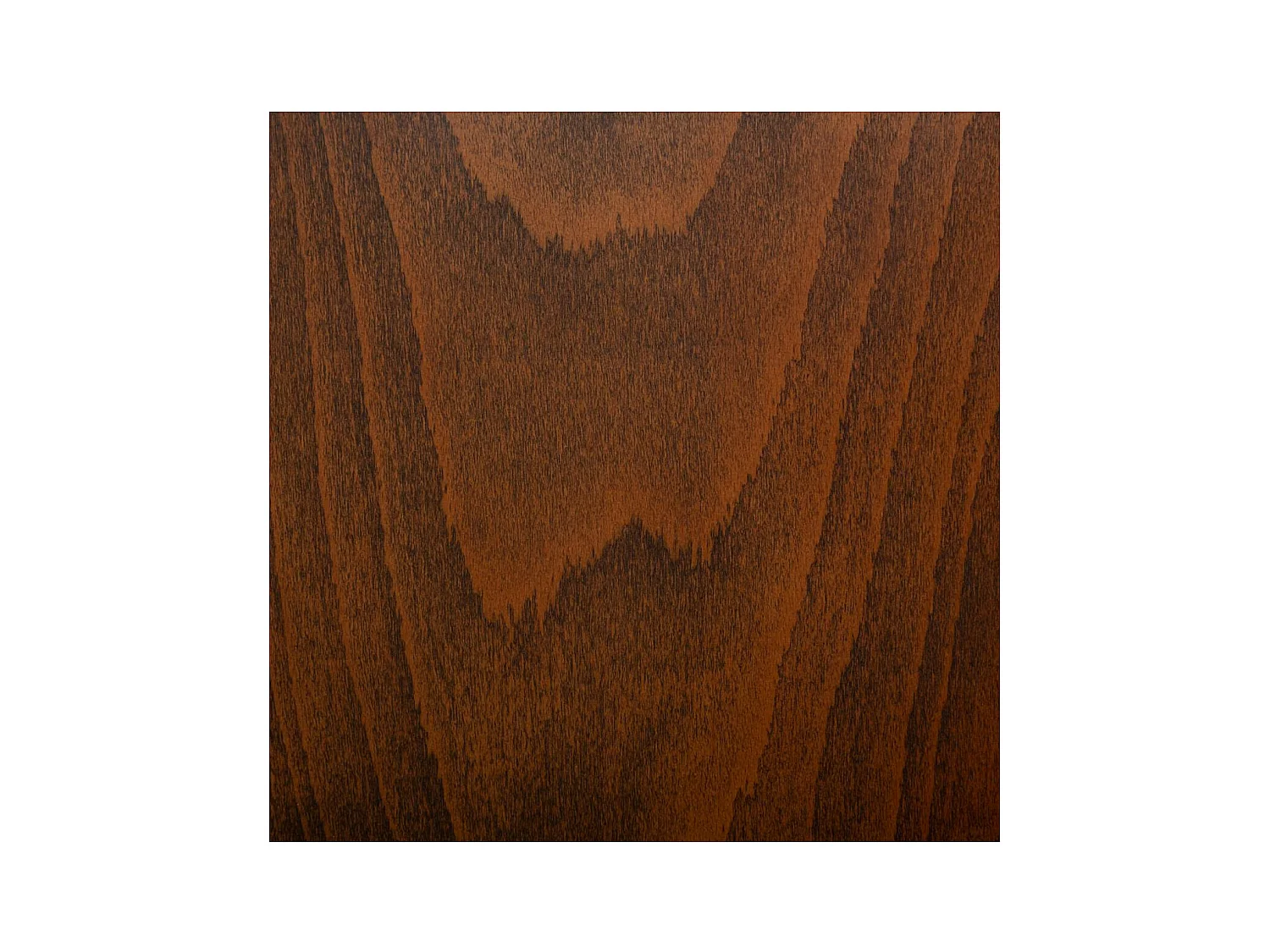 Chaise de table en Métal noir et Bois Marron