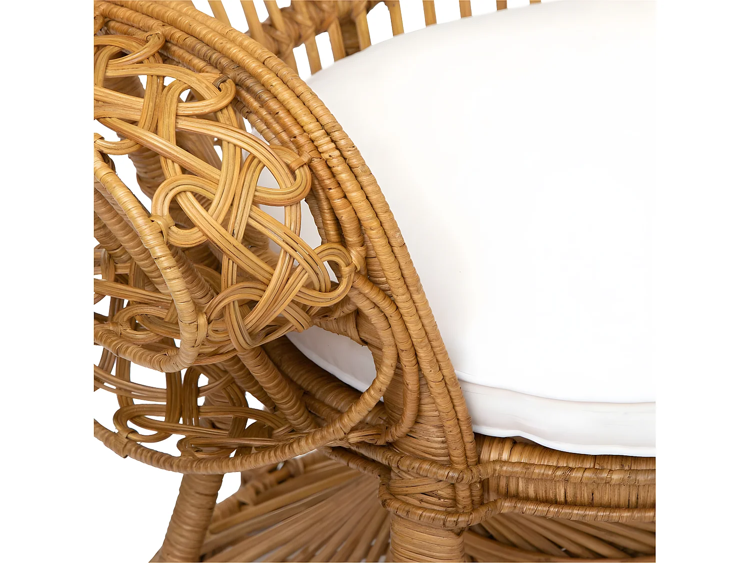 Fauteuil en Rotin naturel H 150 cm