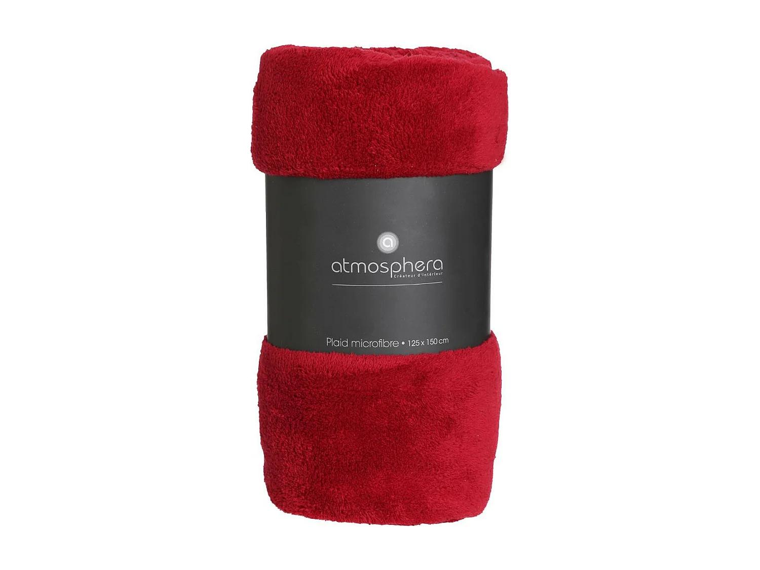 Plaid Microfibre Rouge 125 x 150 cm