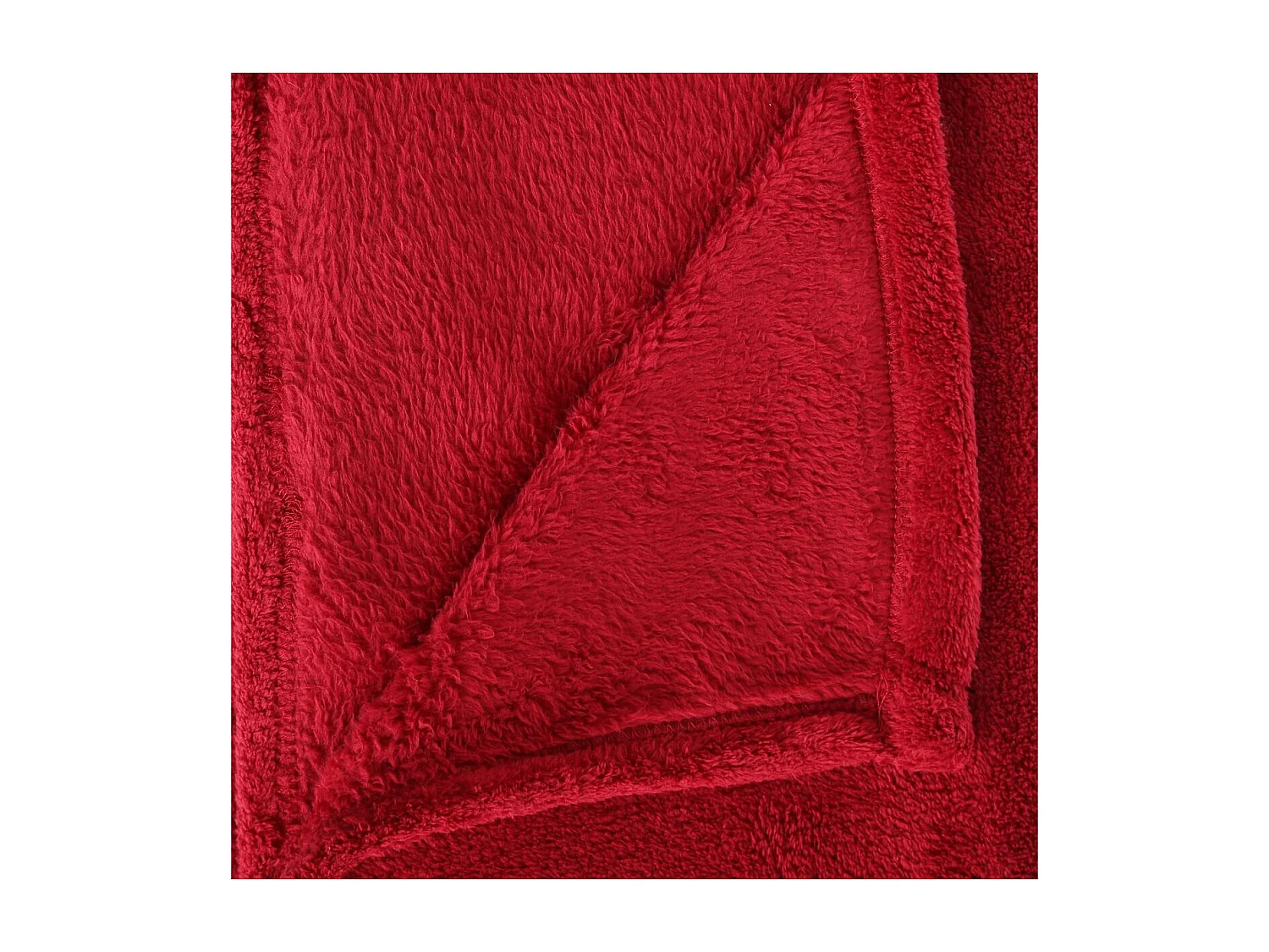 Plaid Microfibre Rouge 125 x 150 cm