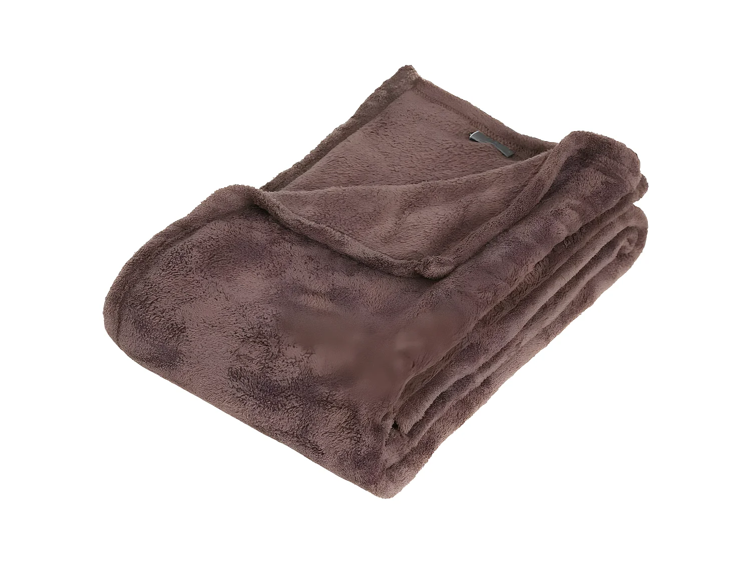 Plaid Microfibre Taupe 125 x 150 cm
