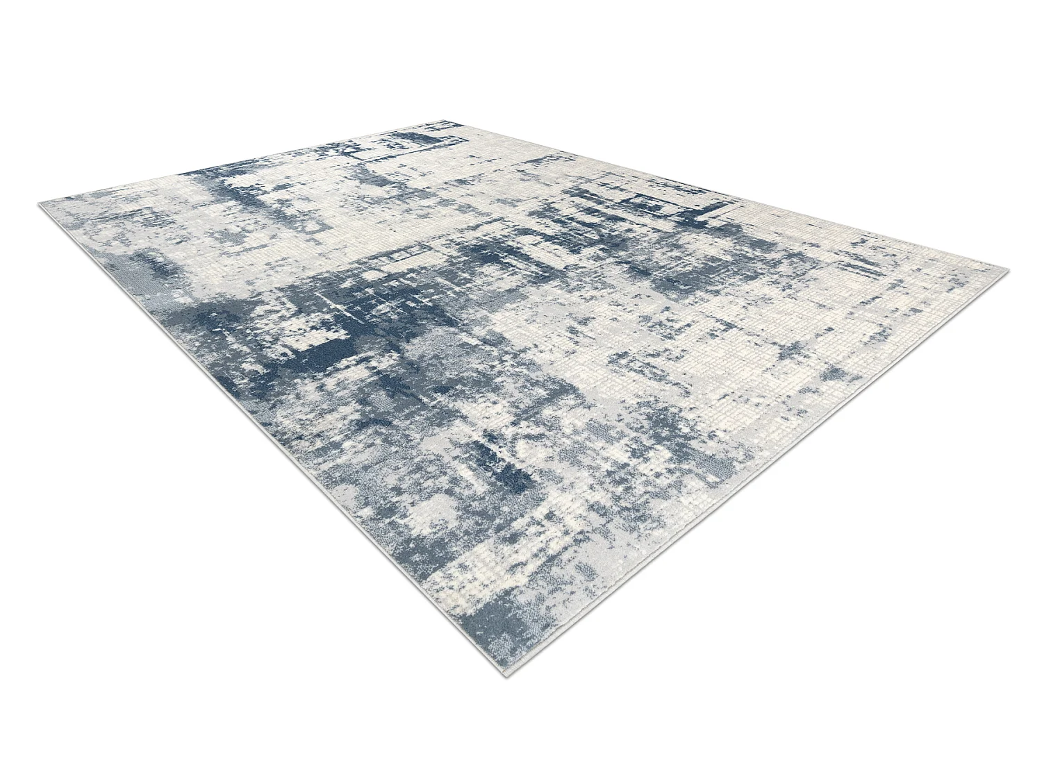 Tapijt NAIN Overdubbed vintage 7005/51955 beige / marineblauw 80x150 cm