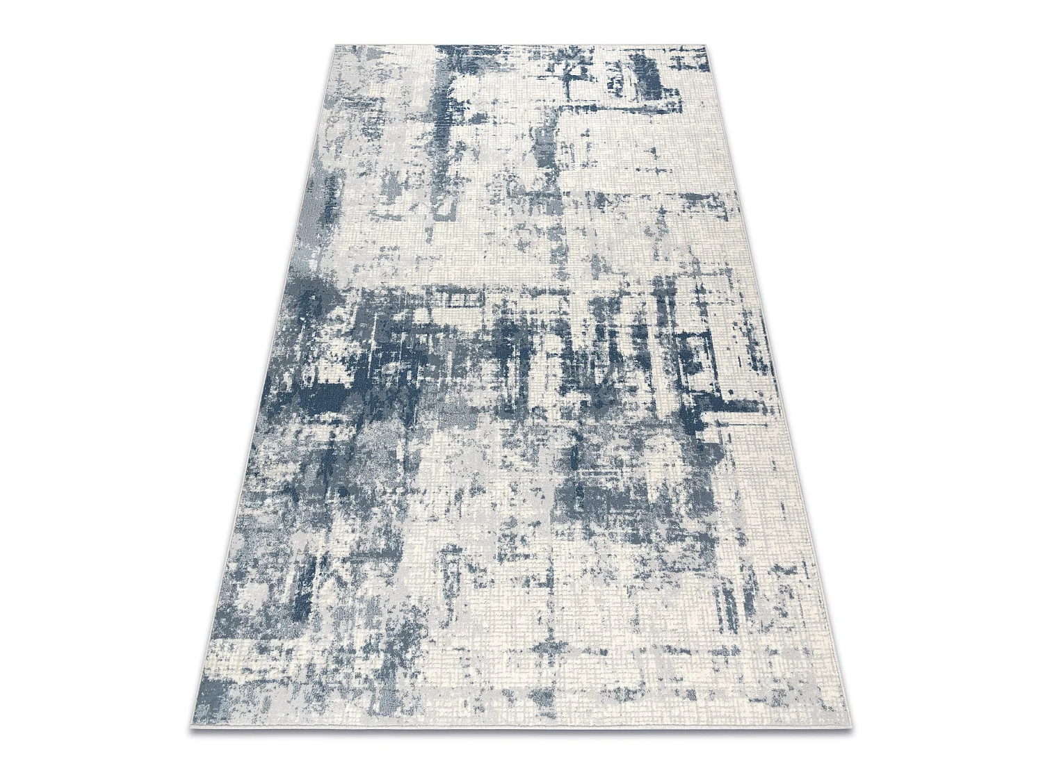 Tapijt NAIN Overdubbed vintage 7005/51955 beige / marineblauw 200x300 cm