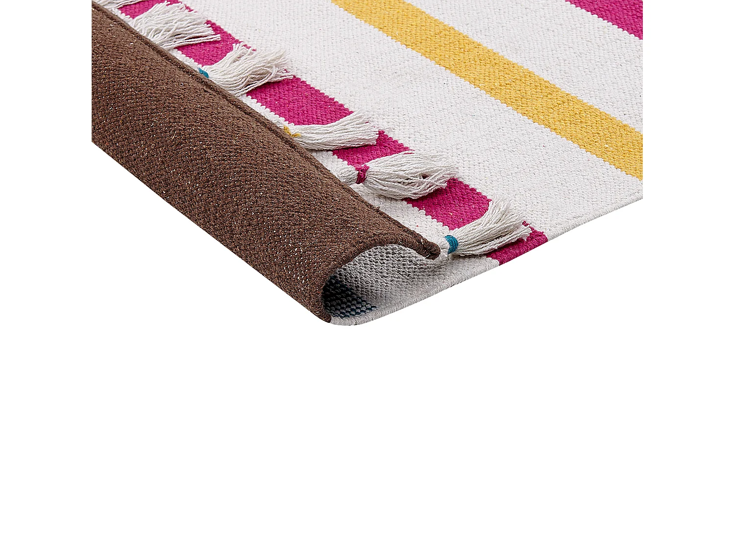 Tapis en coton multicolore 80 x 150 cm HISARLI