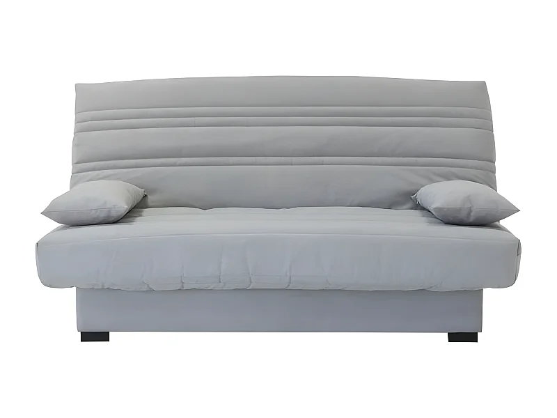 Schlafsofa Clic Clac 3-Sitzer Hellgrau Stoff CHLoe 199x96x103cm