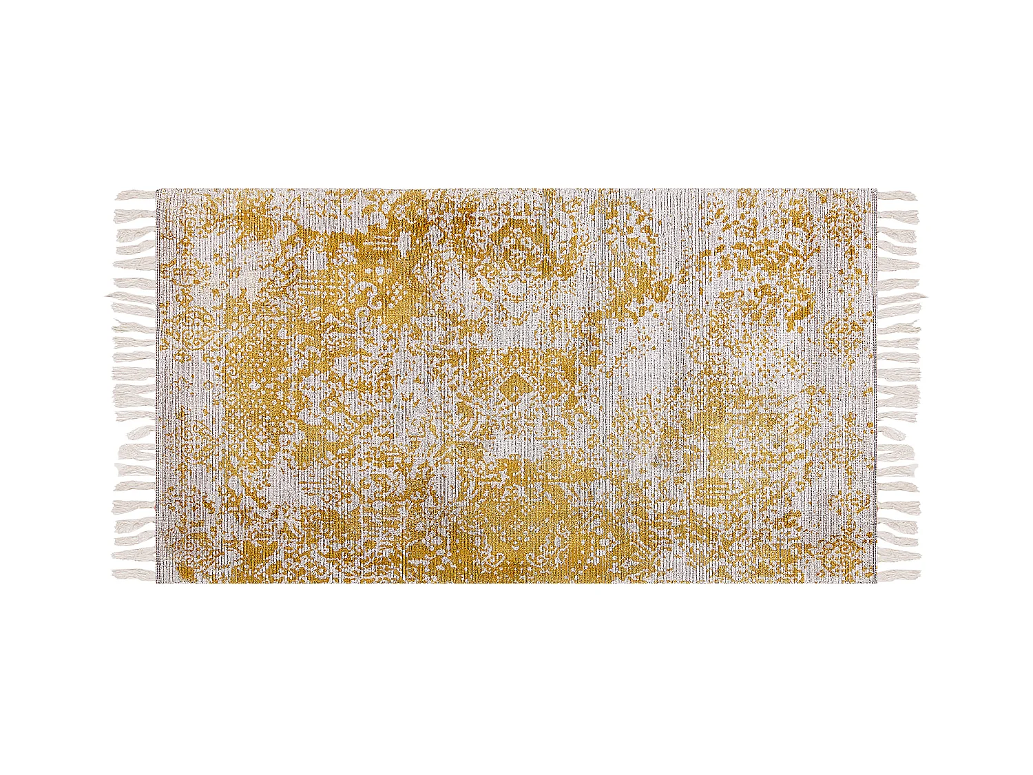 Tapis BOYALI Moutarde 80 x 150 cm Soie artificielle